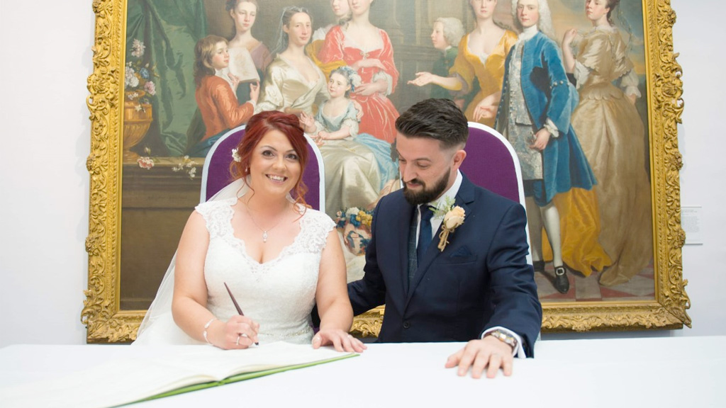 The wedding of Jemma and Reece