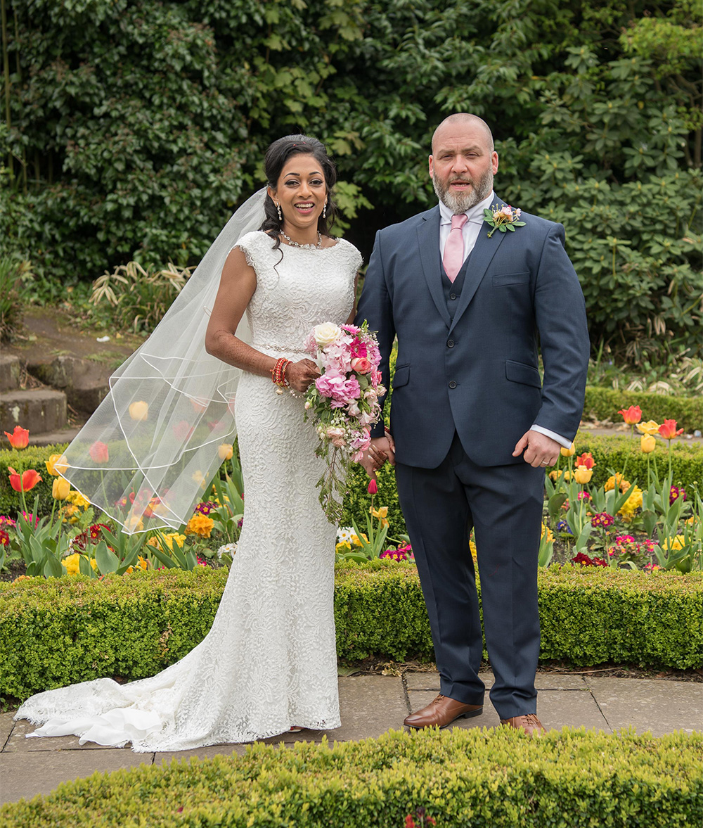 The marriage of Monica and Andrew