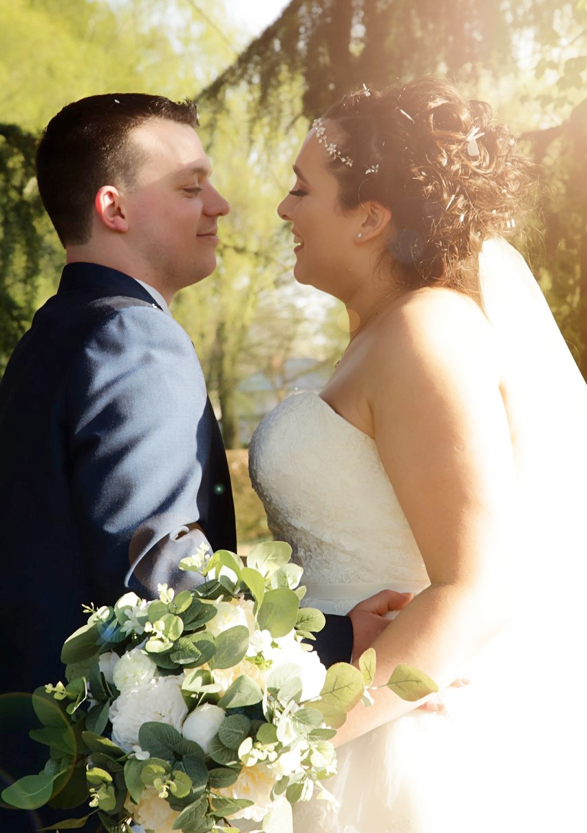 The marriage of Toni and Kieron